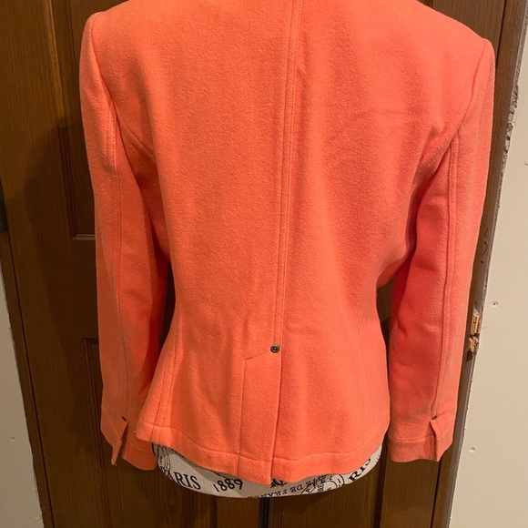 Orange Wool Blazer - Picture 4 of 8